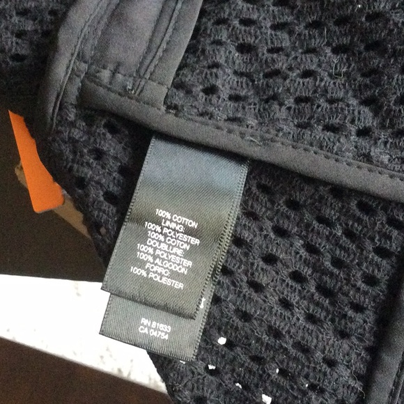 Woven black moto jacket by Drew cotton size 12 new - Picture 7 of 9